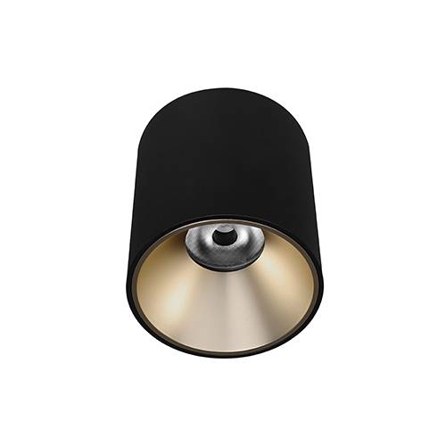 HAPPY 3 18W 3000K 1570Lm 40° DIM NOIR MAT - CHAMPAGNE