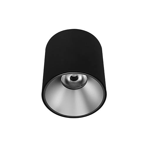 HAPPY 3 18W 3000K 1570Lm 40° DIM Noir mat - Argent