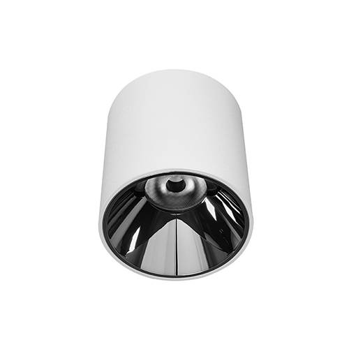 HAPPY 3 18W 3000K 1570Lm 40° DIM Blanc mat - Chrome noir