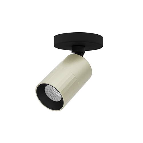 AUREA 1 C 7W 715Lm 38° DIM NOIR MAT - CHAMPAGNE