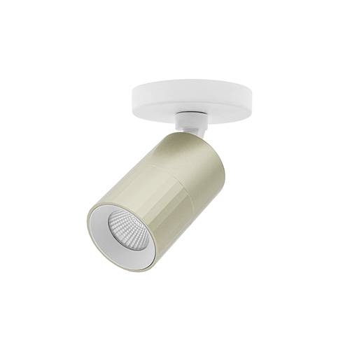 AUREA 1 C 6W 715Lm 38° DIM Blanc mat - Champagne