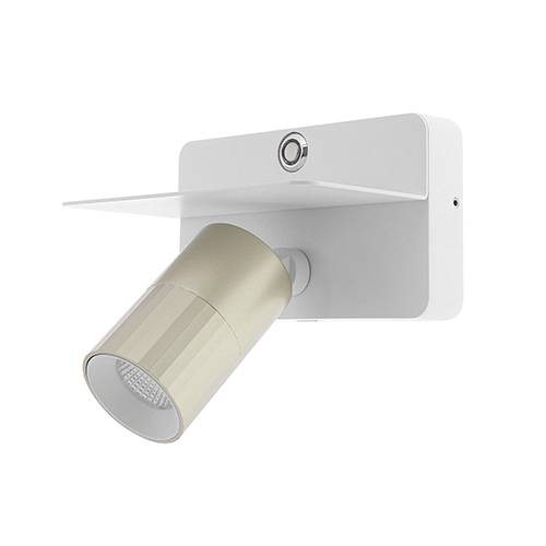 AUREA 3 W 6W 38° DIM BLANC MAT - CHAMPAGNE