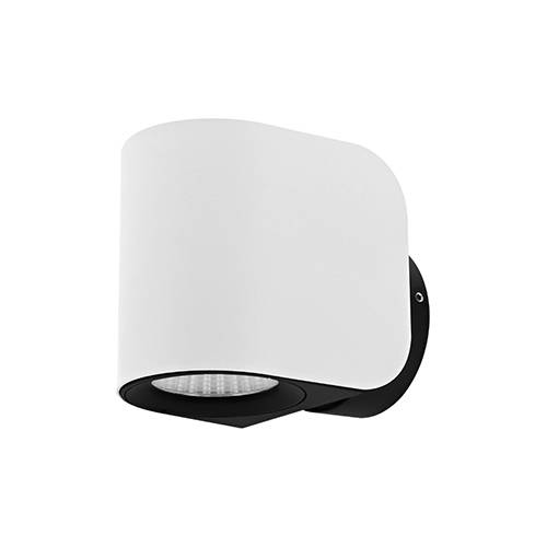 SNOOP 10W 1050Lm 38° IP54 DIM NOIR MAT - BLANC MAT