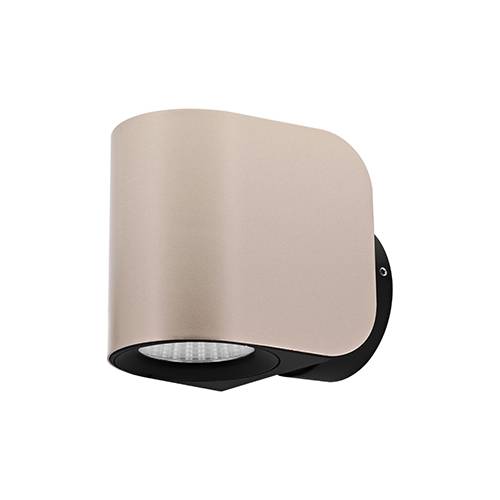 SNOOP 10W 1050Lm 38° IP54 DIM NOIR MAT - ROSE
