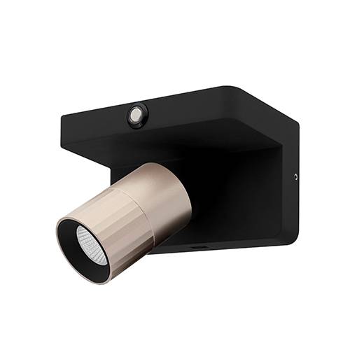 AUREA 4 W 6W 38° DIM NOIR MAT - ROSE