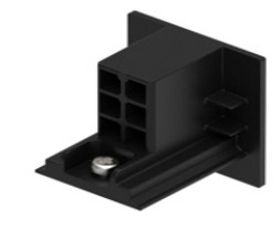 Prolicht 3~SF end cap, black / DALI