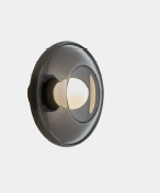 Surface-mounted wall light Trip Glass E14 Max. 9W Fumé 207lm