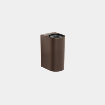 Surface-mounted wall light IP66 Max Medium Double Emission LED 10W 3000K ON-OFF Brown 572lm