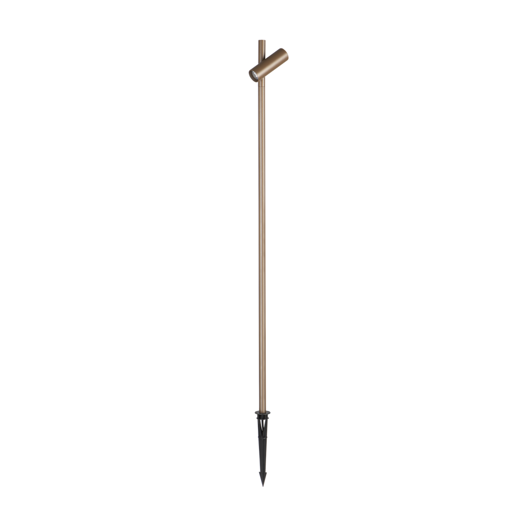 Bollard IP66 Juncus 2 Heads LED 15.2W LED warm-white 3000K ON-OFF Brown 836lm