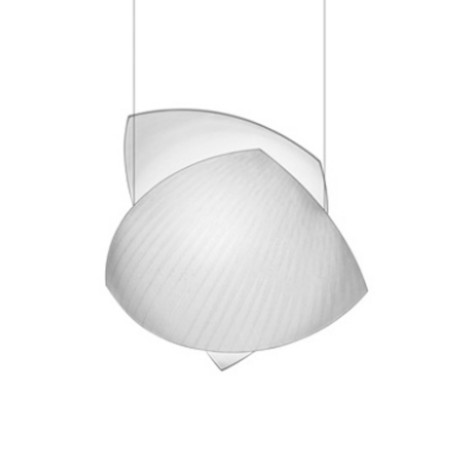 Pendant Voiles LED 33.6W 2700K 0-10V / 1-10V / DALI2 Chrome 1864lm
