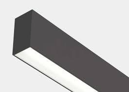 Lineal lighting system Infinite Pro 854mm Surface Opal 13.8W LED warm-white 3000K CRI 80 ON-OFF Black IP40 2131lm