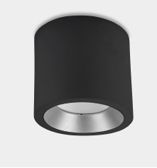 Surface-mounted ceiling light IP65 Cosmos 90mm LED 9.5W 3000K ON-OFF Urban grey 1002lm
