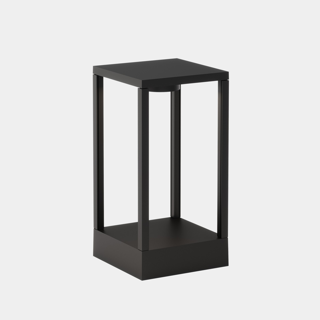 Bollard Chillout IP66 Rack Bollard Fixed 150x150x300mm LED 14.9W SW 2700-3200-4000K ON-OFF Black 760lm