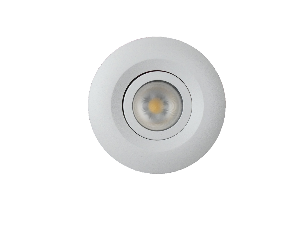 Spot encastrable blanc LED orientable 4W 3000K 280lm