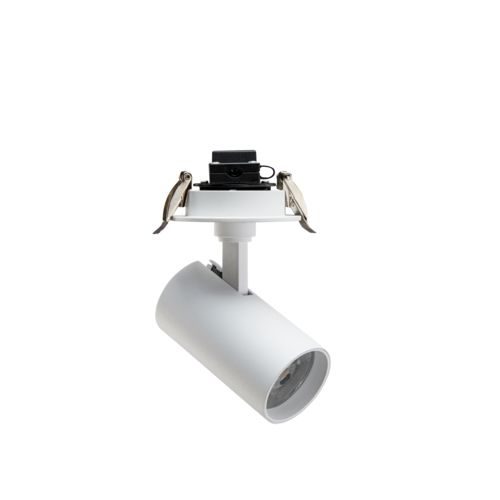 Spot avec base encastrable blanc led 10W 956lm 3000K DIM