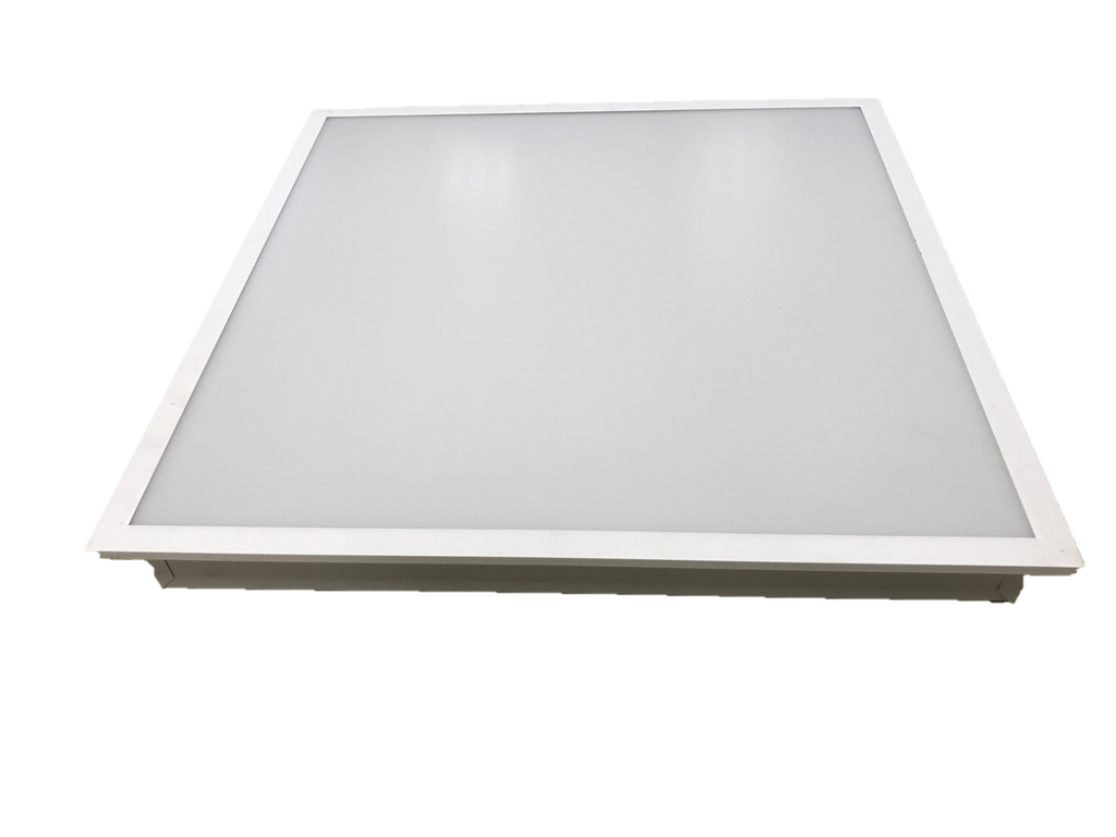 Dalle LED 595x595mm pour faux plafond 55W 6490Lm 3000K CRI>80 50° BLANC excl LIFUDdriver 1300mA