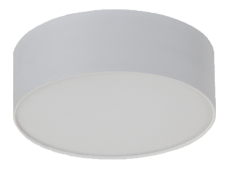 Plafonnier apparent LED rond 18W 3000K 1600Lm  170x55mm BLANC