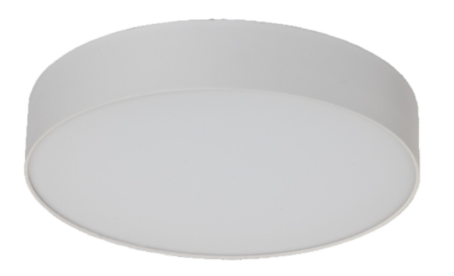 Plafonnier apparent LED rond 27W 3000K 3100Lm  300x55mm BLANC