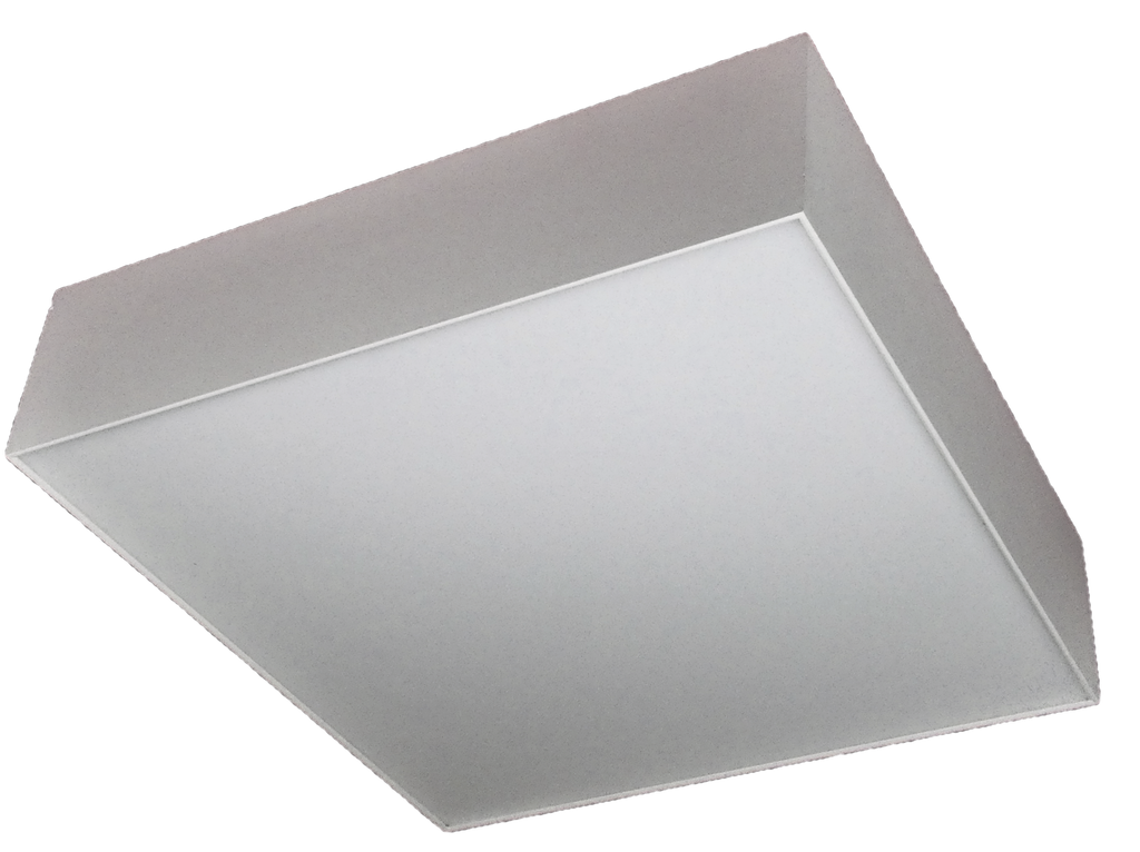 Plafonnier apparent LEDpanel carré 22W 3000K 2200Lm  220x220x55mm BLANC