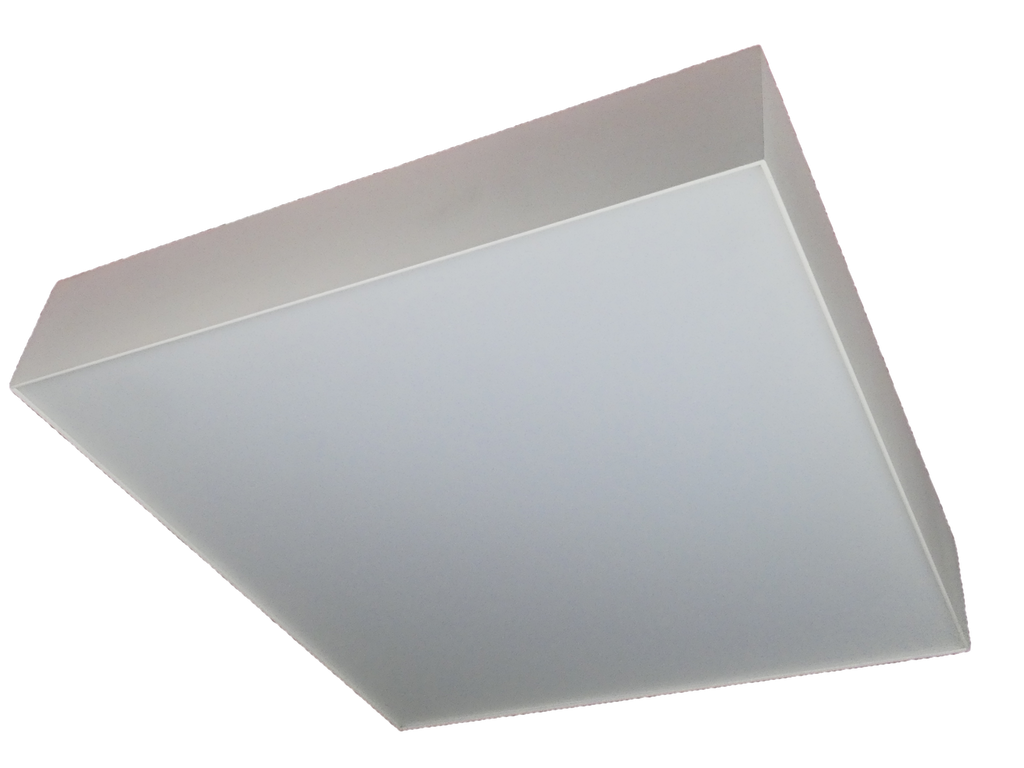 Plafonnier apparent LEDpanel carré 35W 3000K 3000Lm 300x300x55mm BLANC