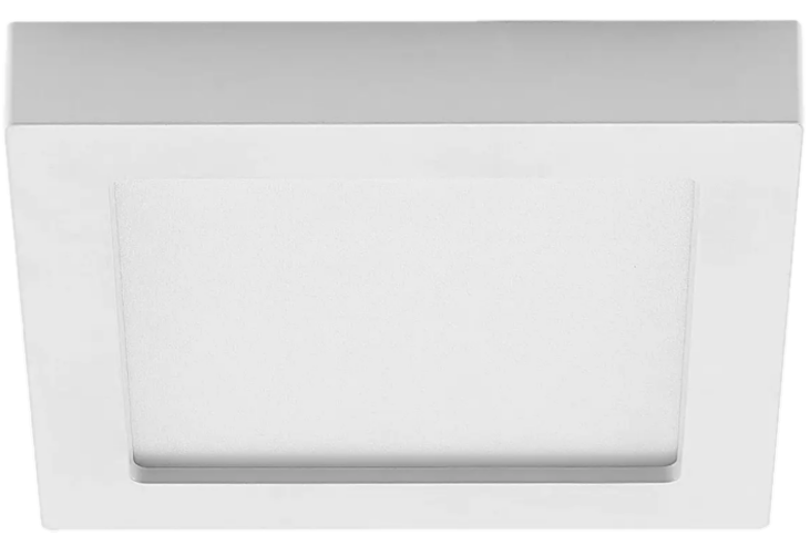 Plafonnier carré blanc led 12W 1190lm 3000k/4000k/6500k DIM