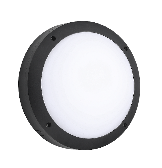 Applique murale extérieur 18W 3000K 1400Lm CRI>80 120° IP65 avec détecteur de mouvement PIR NOIR