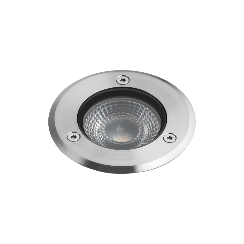 Recessed uplighting IP66-IP68 (5m) Aro Big ø100 LED 13.2W LED warm-white 3000K 24V-PWM AISI 316 stainless steel 964lm
