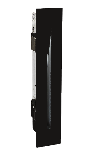 encastré mural 3W LED incl driver et kit d'encastrement NOIR