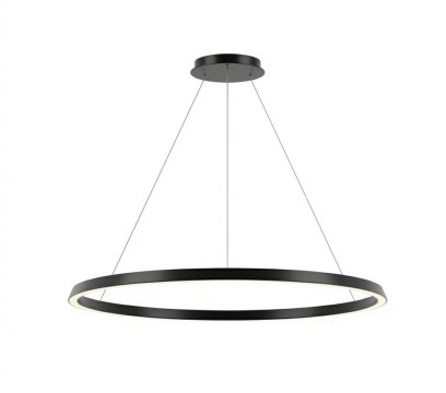 Pendant Circular Downward ø1200 Surface LED 60W 3000K DALI-2 Black 4632lm