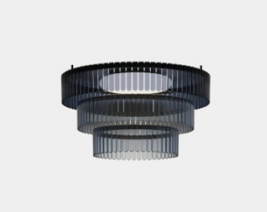 Pendant Scarlett Circular Surface Chandelier ø930mm + ø730mm + ø530mm LED 55.1W 2700K ON-OFF Blue 4111lm