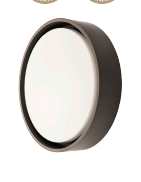Frame Round Maxi noir 3000K Crépusculaire (Twilight)