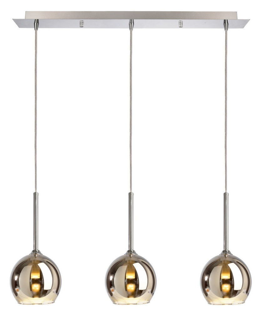 Pendantlamp,Bunda,constantvoltage,220-240VAC/50-60Hz,numberofbases:1,G9,3xmax.28,00W,glass,clear/transparent,IP20