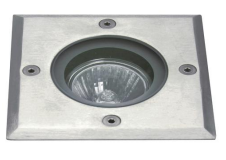 Encastré au sol BORA Square IP67 GU10 4.50W Acier inoxydable
