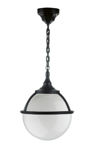 Suspension classique CLIC-CLAC GLOBO IP44 E27 42W Noir