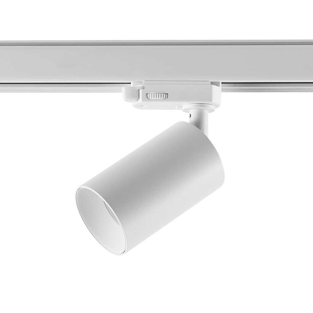 Tracksystem3-Phases230V,Can,white,220-240VAC/50-60Hz,numberofbases:1,GU10,1xmax.7,50W,IP20