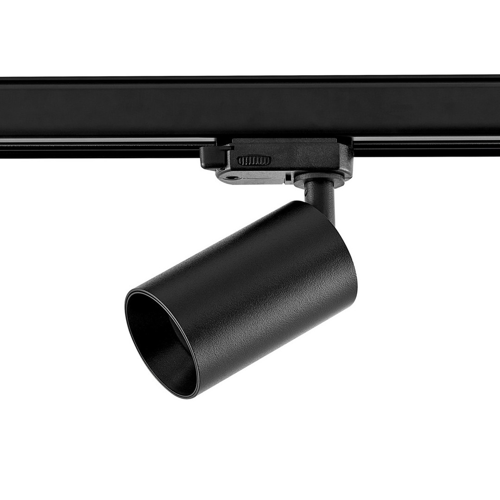 Three-phase spotlight - Can, 1x max. 7.5 W GU10, black
