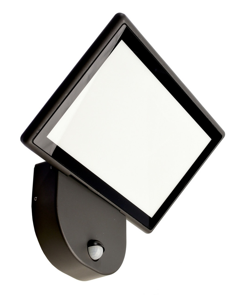 Surface-mounted wall light - Alkes L Motion, 36 W, 3,000 K, grey