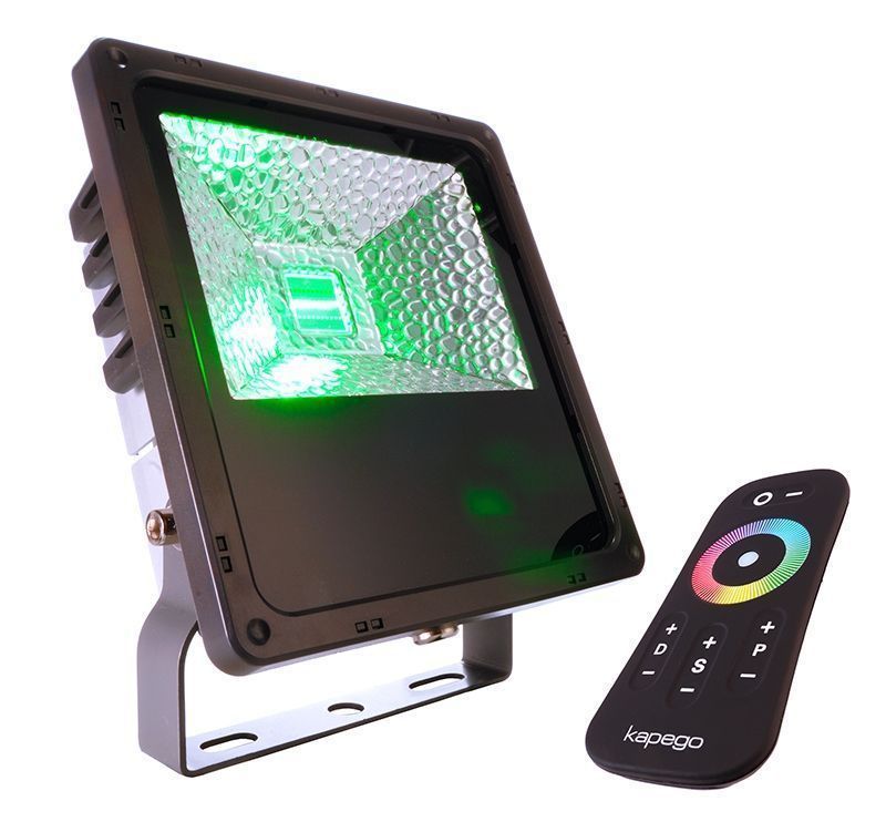 Ground-/Wall-/Ceilinglamp,FloodRFII-30RGB,RGB,UmbragreyRAL7022,100-240VAC/50-60Hz,32,00W,EEI:G,IP65/IP44