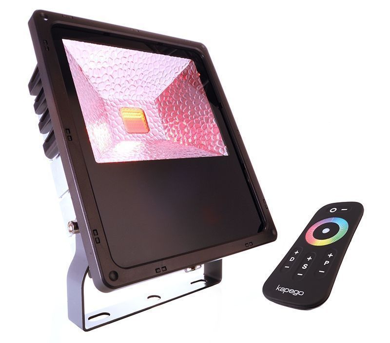 Ground-/Wall-/Ceilinglamp,FloodRFII-60RGB,RGB,UmbragreyRAL7022,100-240VAC/50-60Hz,62,00W,EEI:G,IP65/IP44