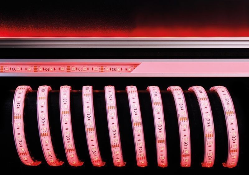 FlexibleLEDstripe,5050-60-24V-RGB-5m-silicon,RGB,constantvoltage,24VDC,powerinput:12,50W/m,length:5000,IP67