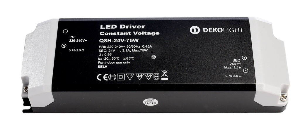 Power supply unit (CV, DC) - BASIC, CV, Q8H-24-75 W