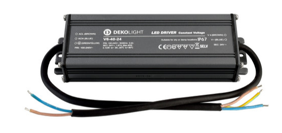 LED-Powersupplyunit,IP,CV,V6-40-24,inputvoltage:100-240VAC/50-60Hz,outputvoltage:24VDC,outputcurrent:0-1670mA,40,00W,IP67