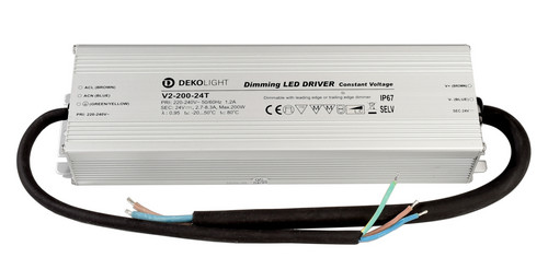 Power supply unit (CV, DC) dimmable - IP67, DIM CV, 24 V 66-200 W Dim Triac