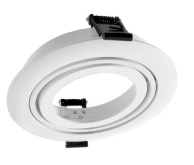 MountingRingswivelforModularSystemCOB,aluminum,PurewhiteRAL9016,matt