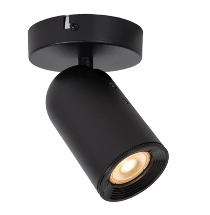 PUNCH Spot plafond-Noir-1xGU10-35W-Métal