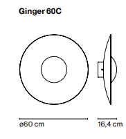 GINGER 60 C WENGUE-WENGUE DIM.