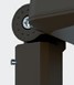 ACCESSOIRE AJUSTABLE POUR MÂT ROND Ø60MM AREA LIGHT