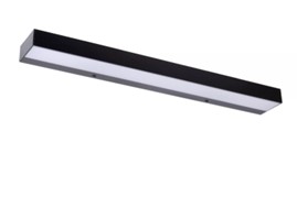 ALEXA Applique mur. SdBain-Noir-LED-8W-3000K-IP44