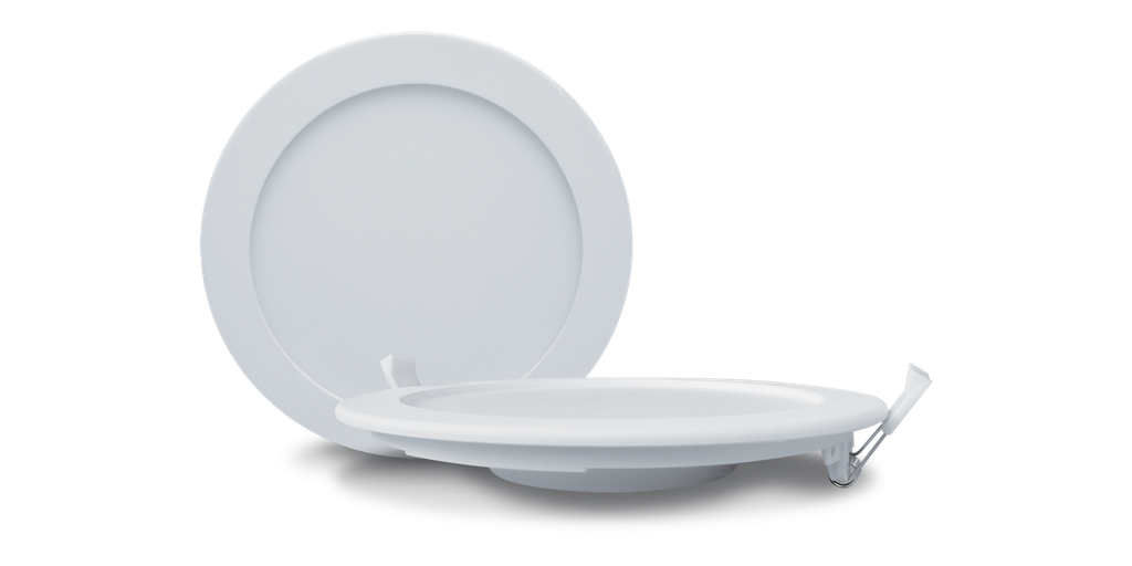 Downlight UFO 20 watts, encastrement Ø225 mm, blanc naturel 4000K