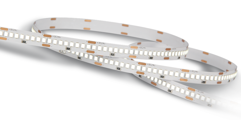 Ruban 2835-IT, 9.6W/m, 24 VDC, IP20, 4000K, 5 mètres